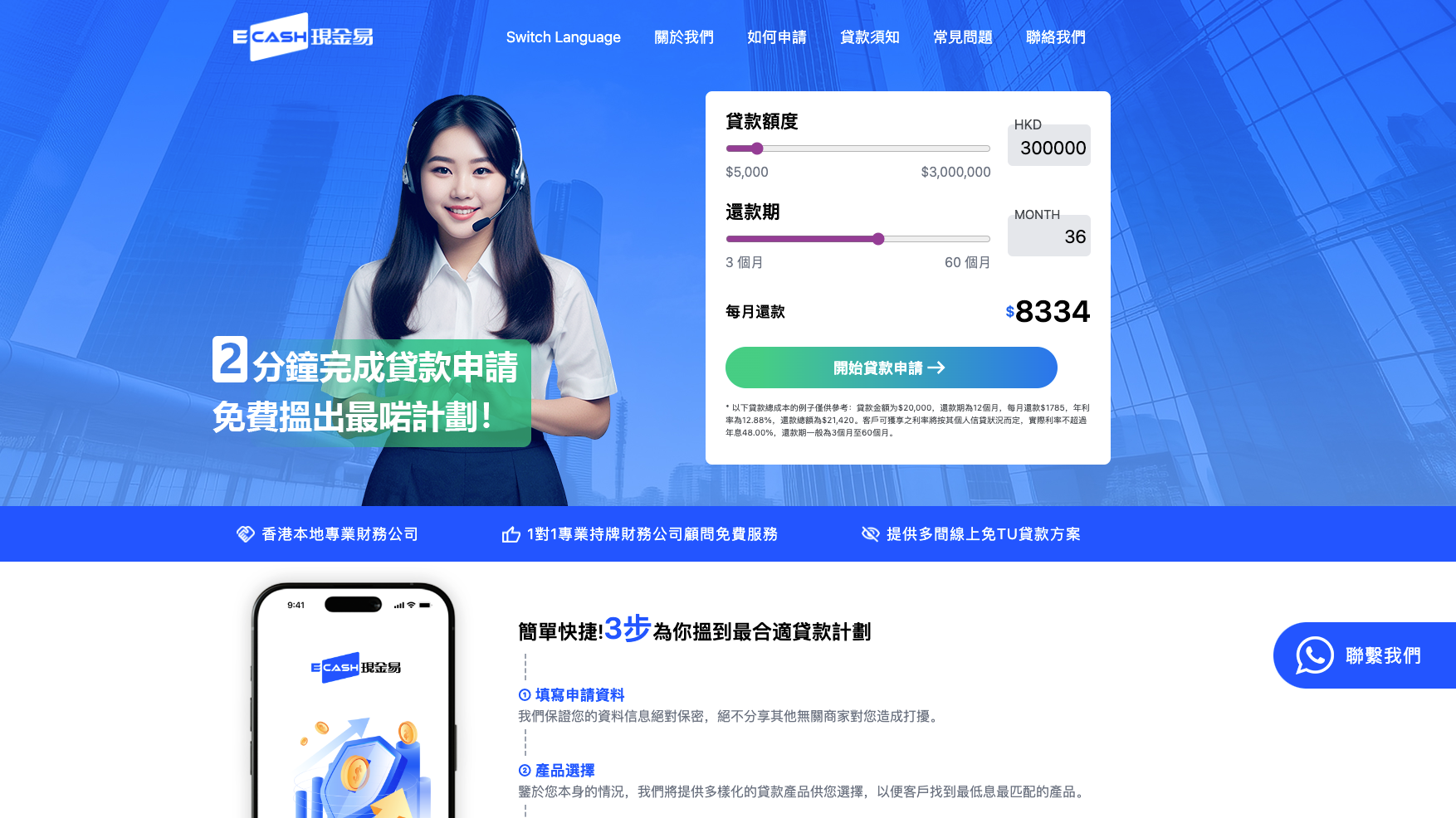 ECASH 信貸